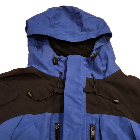 OCEAN Pacific Black & Blue Winter Coat - Picture 4 of 13